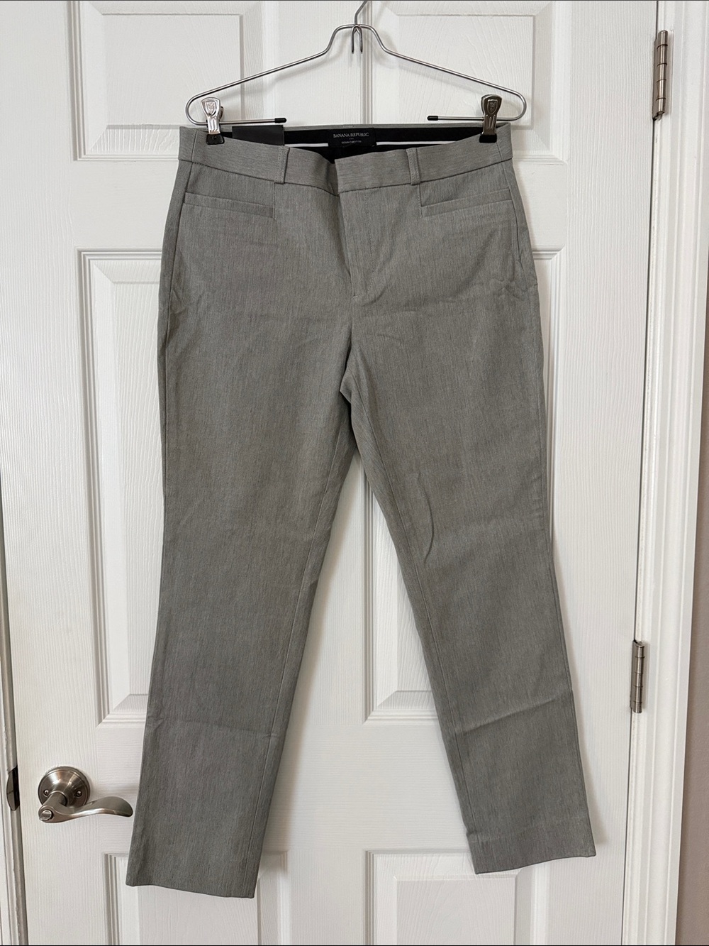 Banana Republic Curvy Sloan Light Gray Women’s Dress Pants